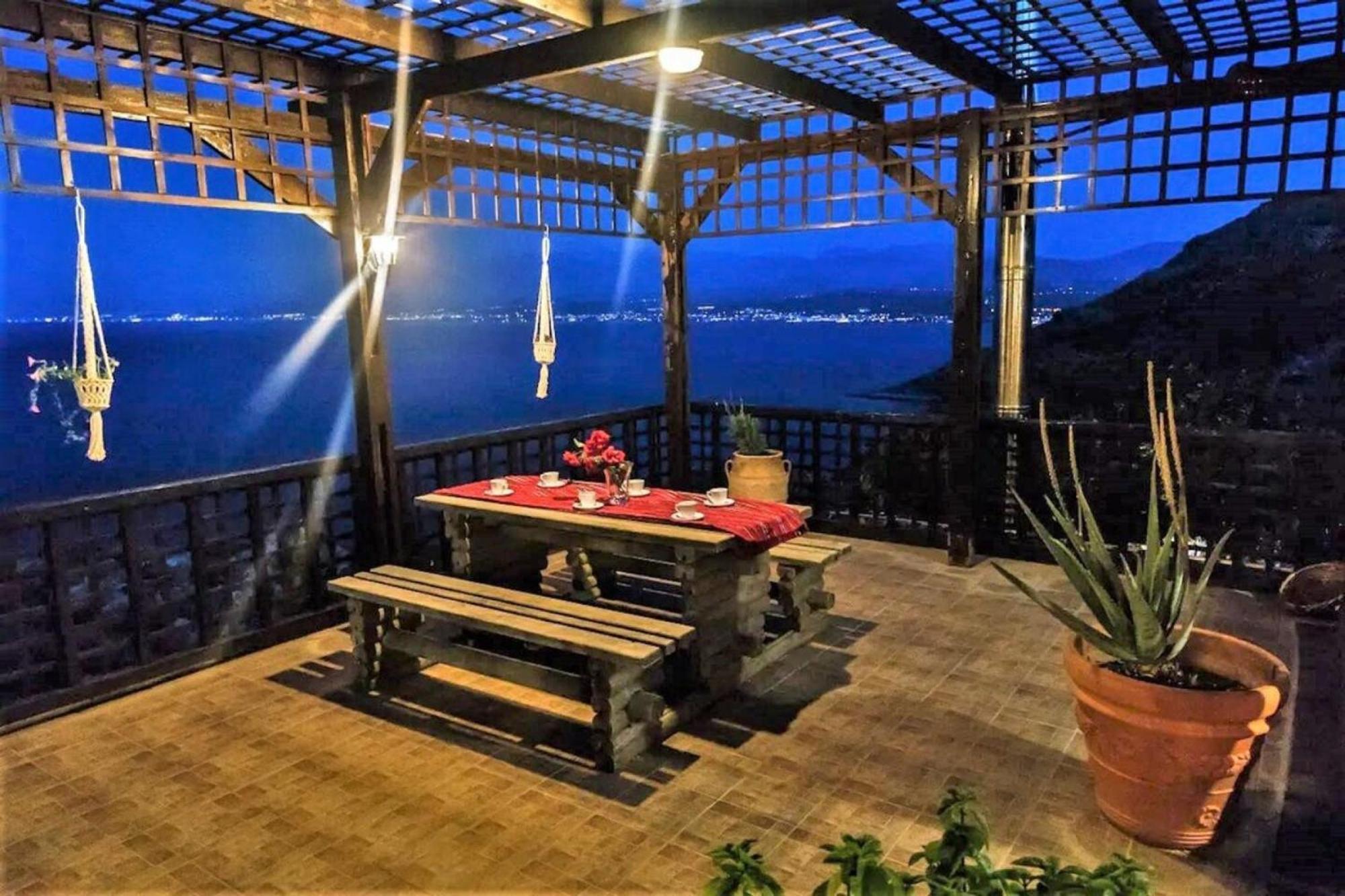 Villa Akrolithos With Private Pool 干尼亞 外观 照片